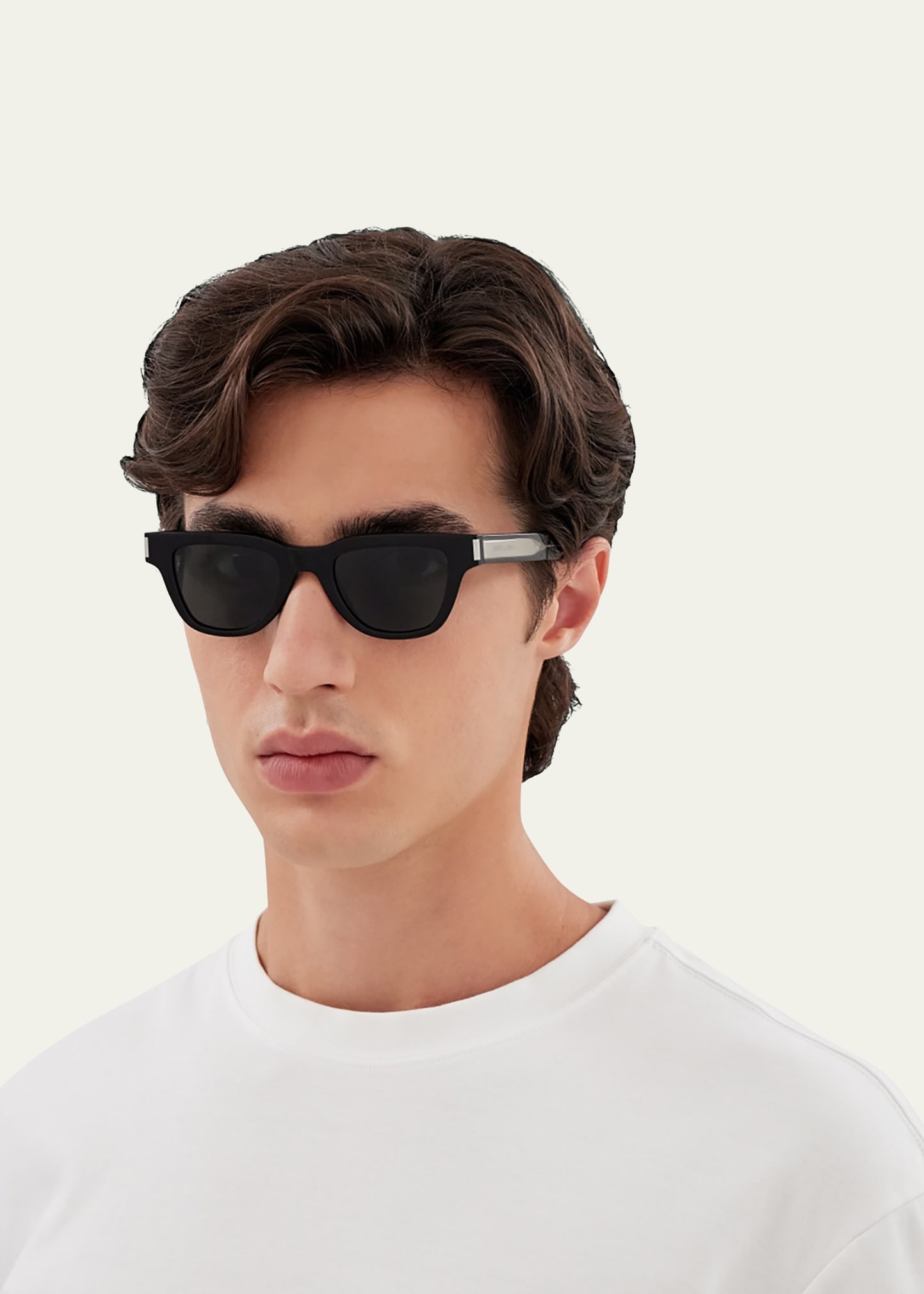 Men's SL 789 Jacquesm Acetate Rectangle Sunglasses - 4