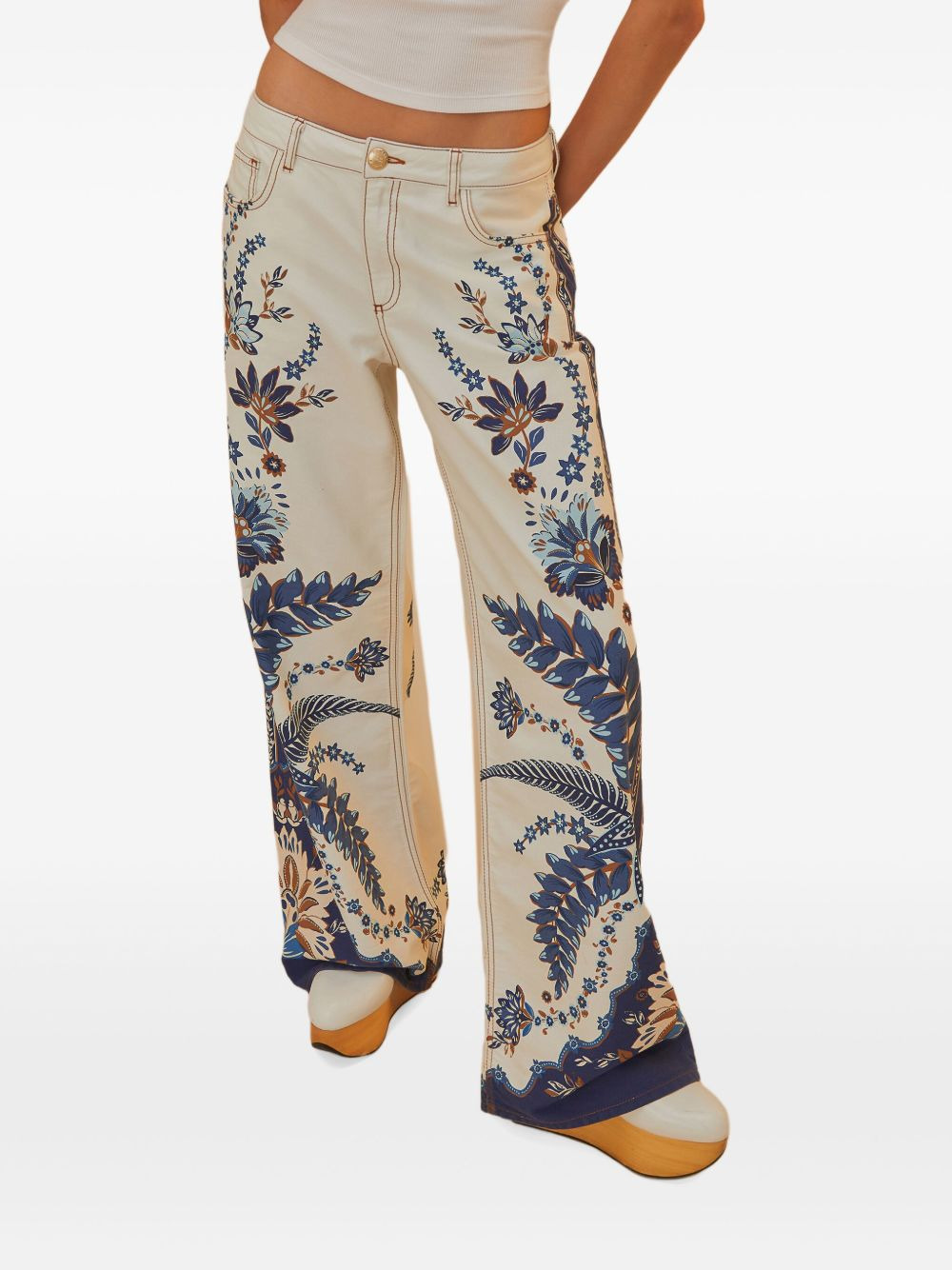 Encanto Tropical-print trousers - 3