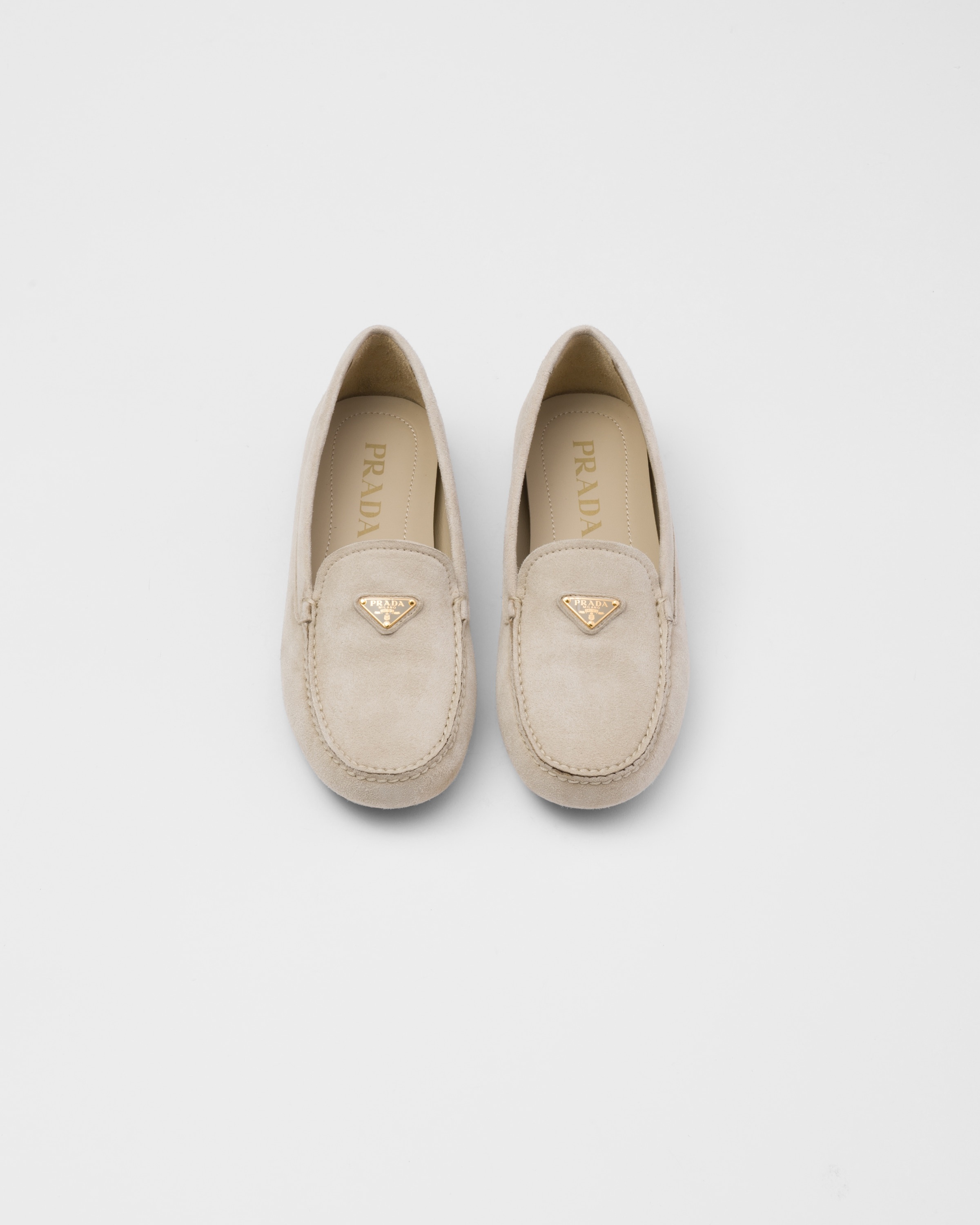 Suede driving loafers - 4