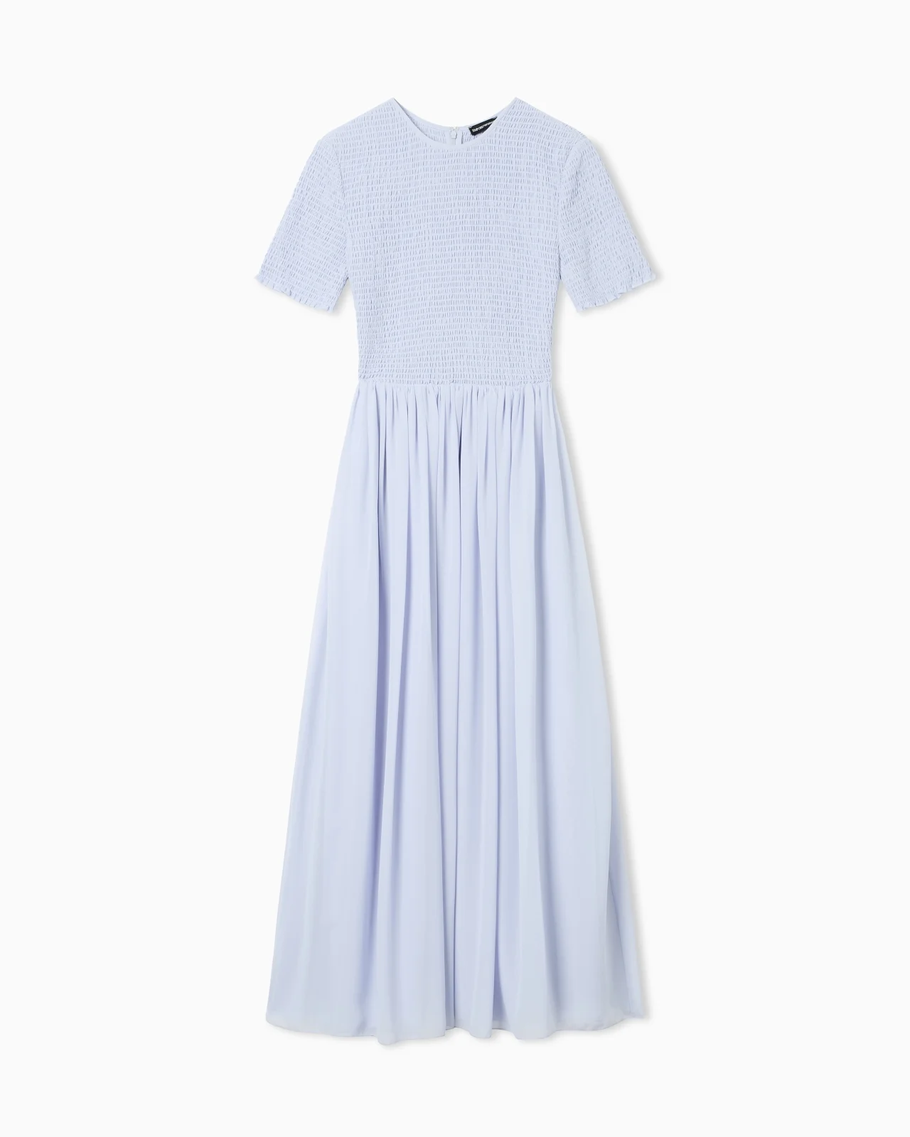 LONG DRESS IN TECHNO GEORGETTE - 1