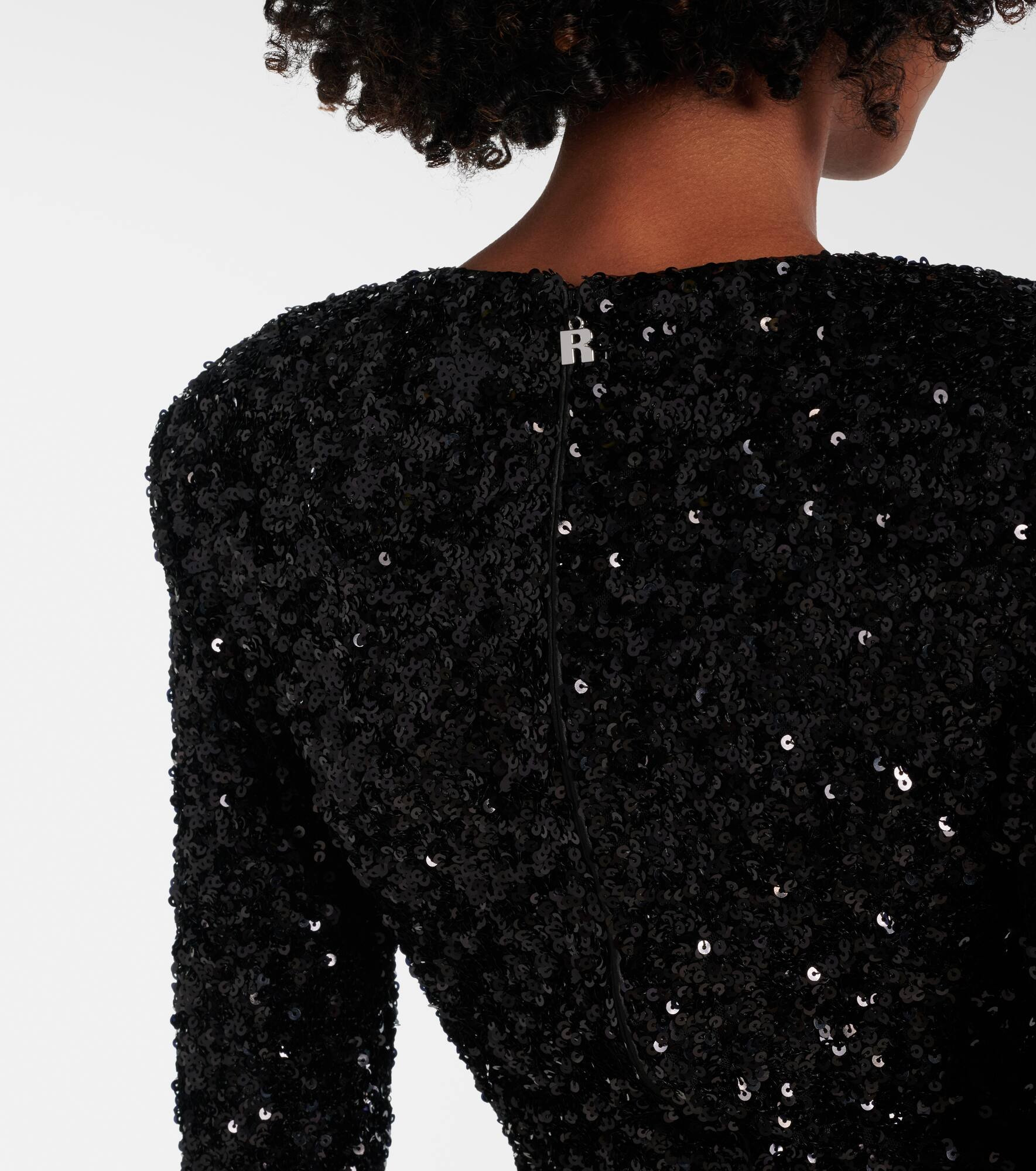 Bow-detail sequined minidress - 5