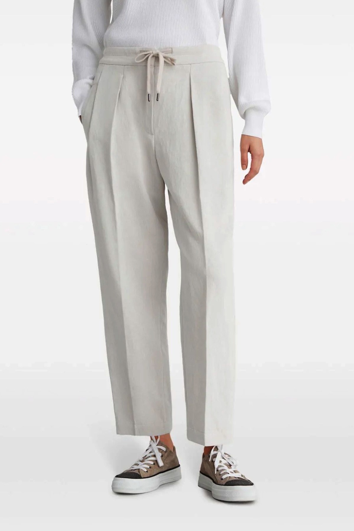 Linen cotton trousers - 2