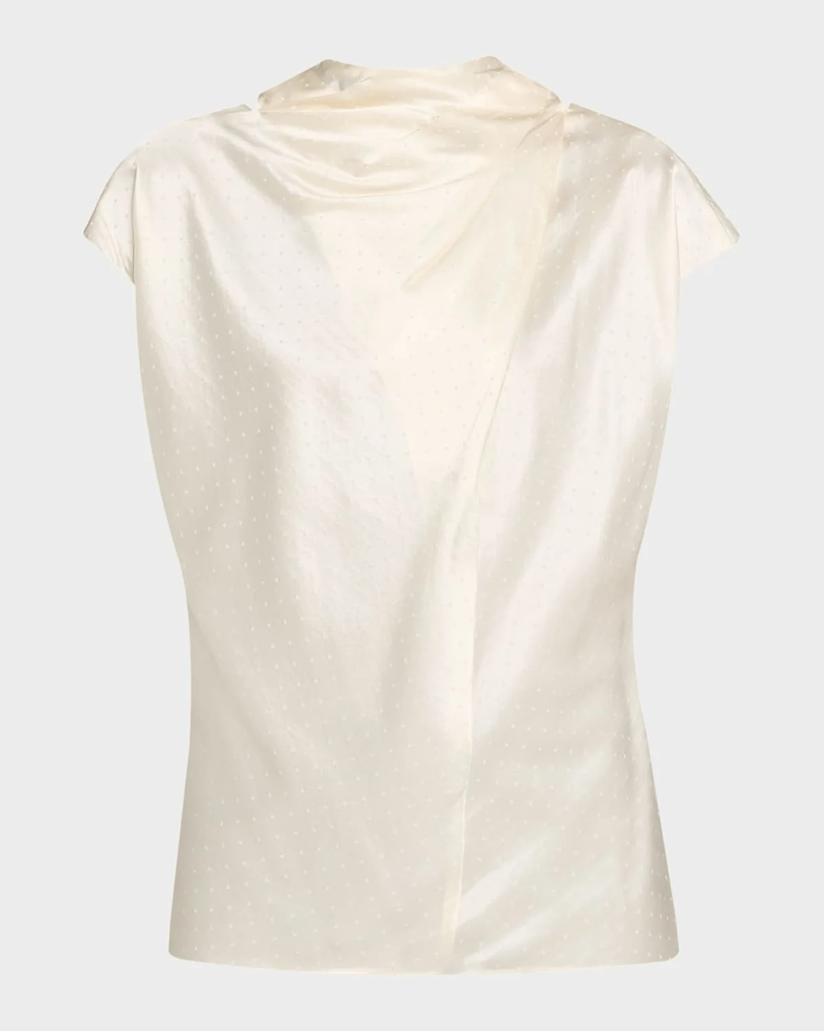 Leilany Draped Silk Top - 1