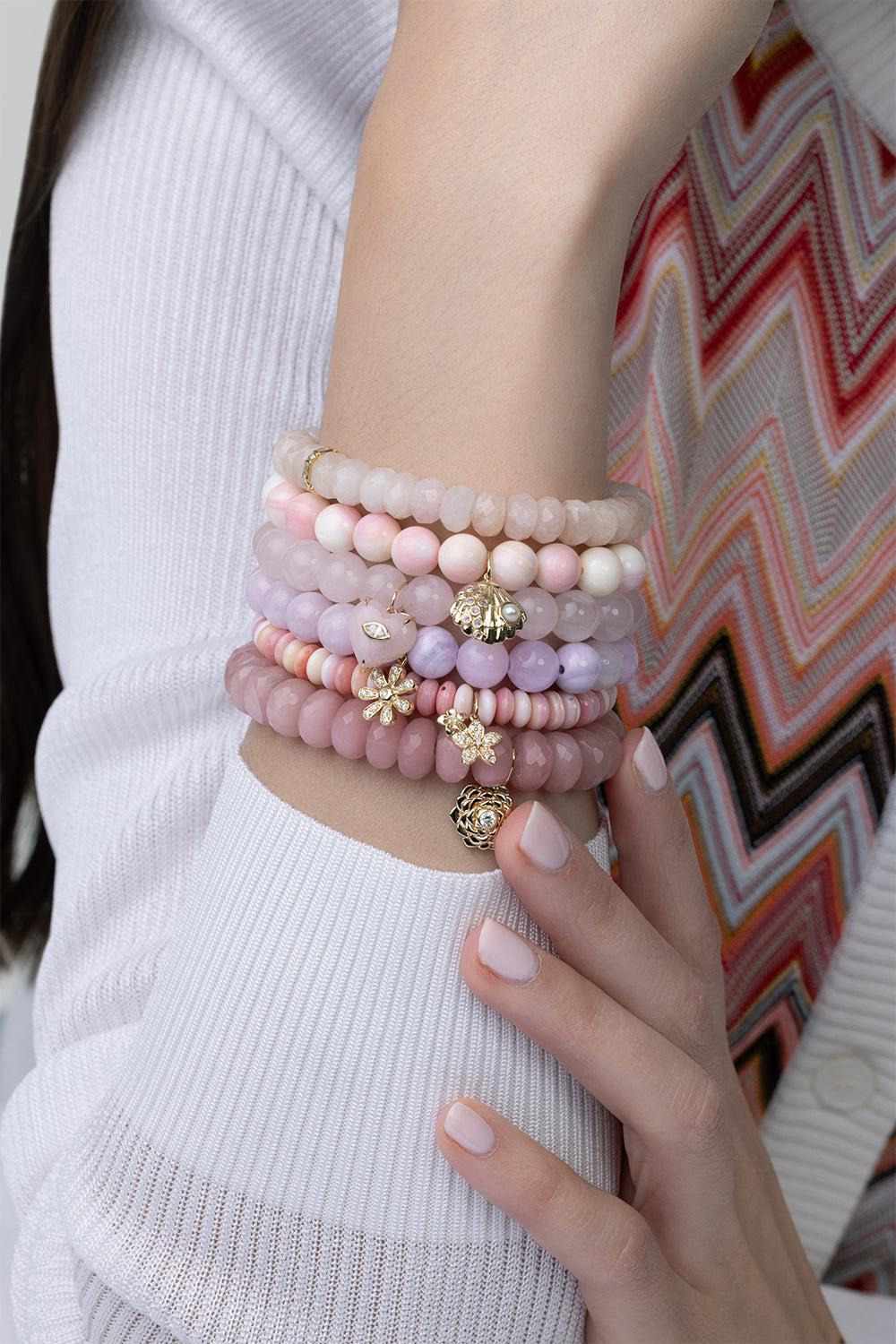 Shell Pink Conch Charm Bracelet - 3