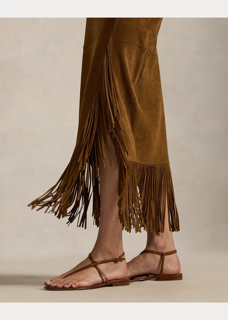 Fringe Suede Skirt 5