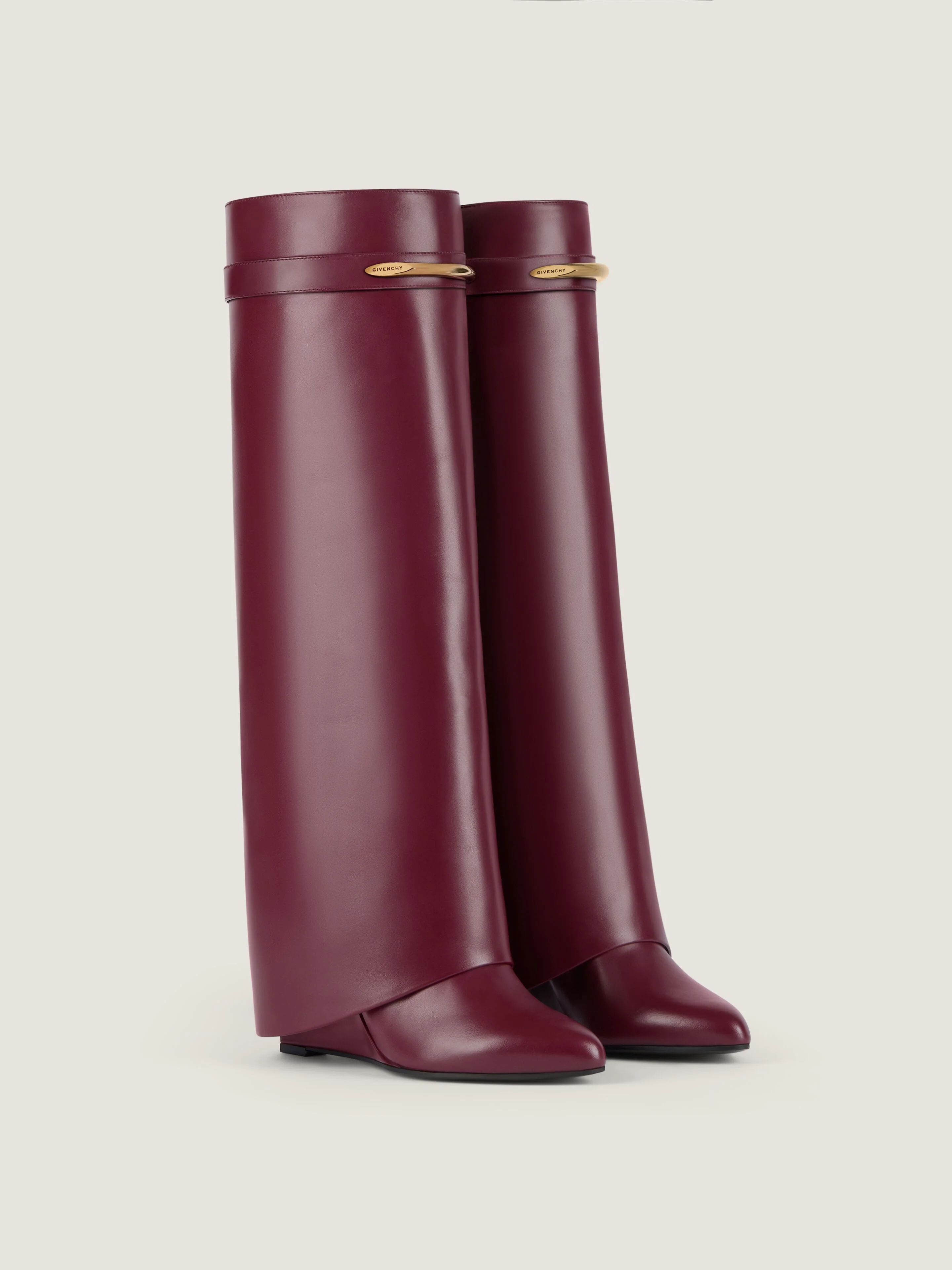 SHARK BOOTS IN LEATHER - 1