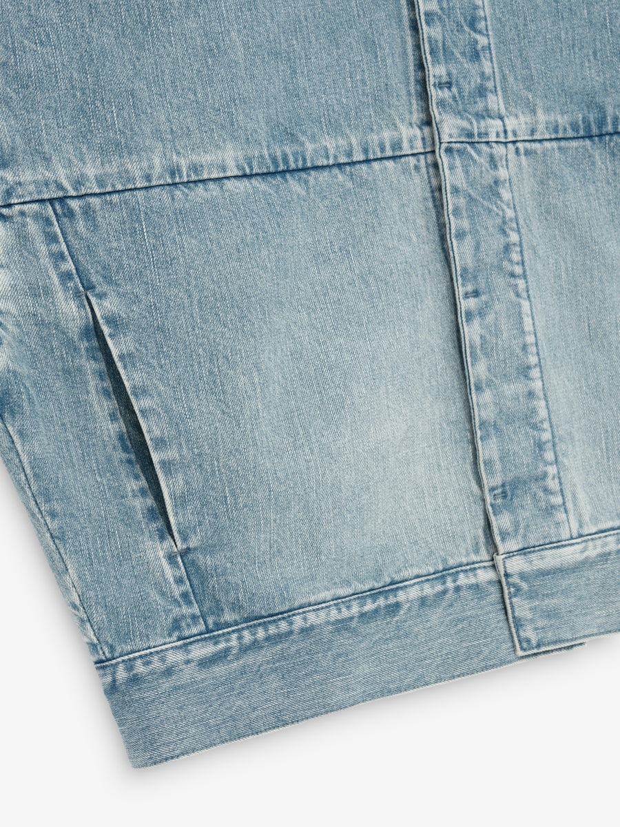 Denim Trucker Jacket - 4