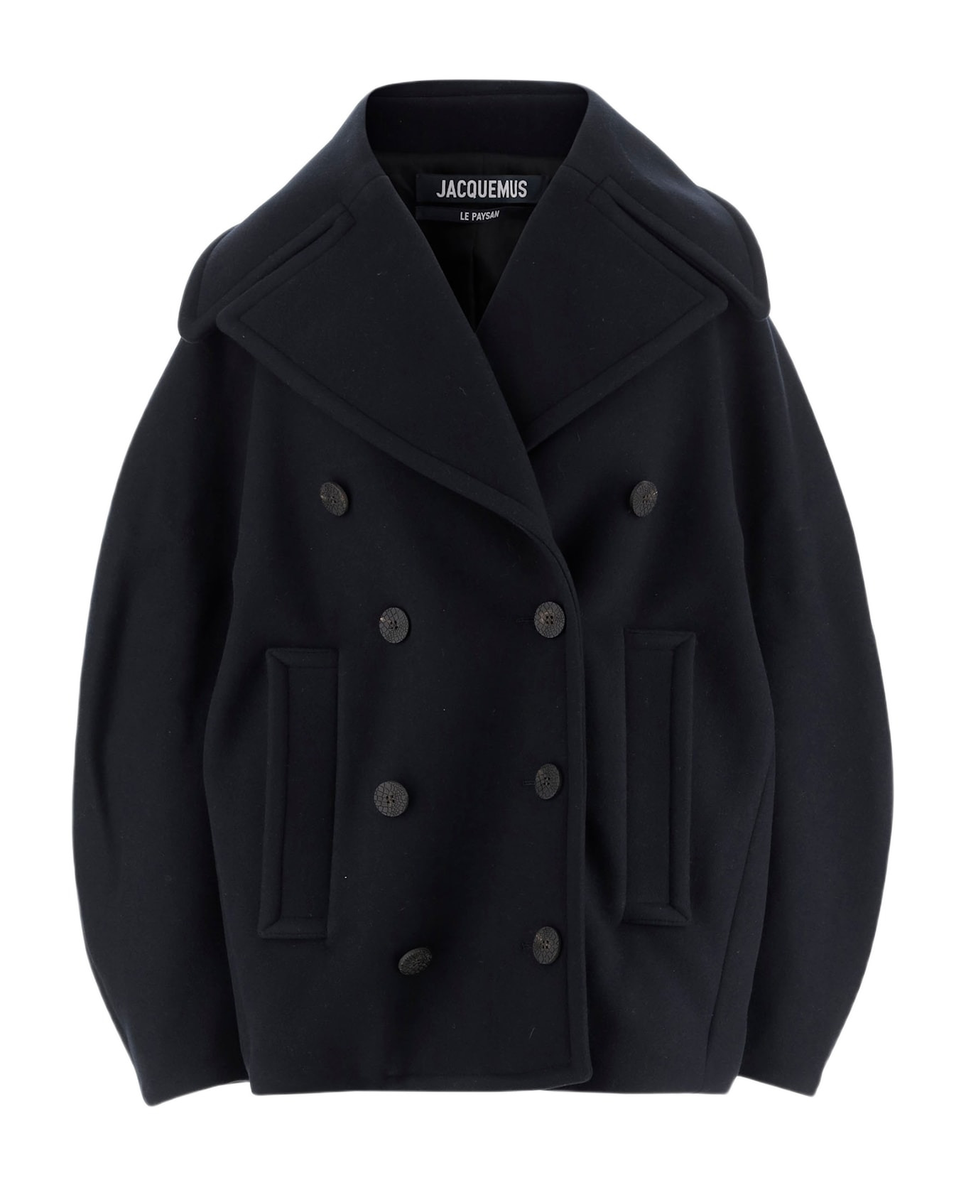 Double-breasted Jacket In Virgin Wool - 1