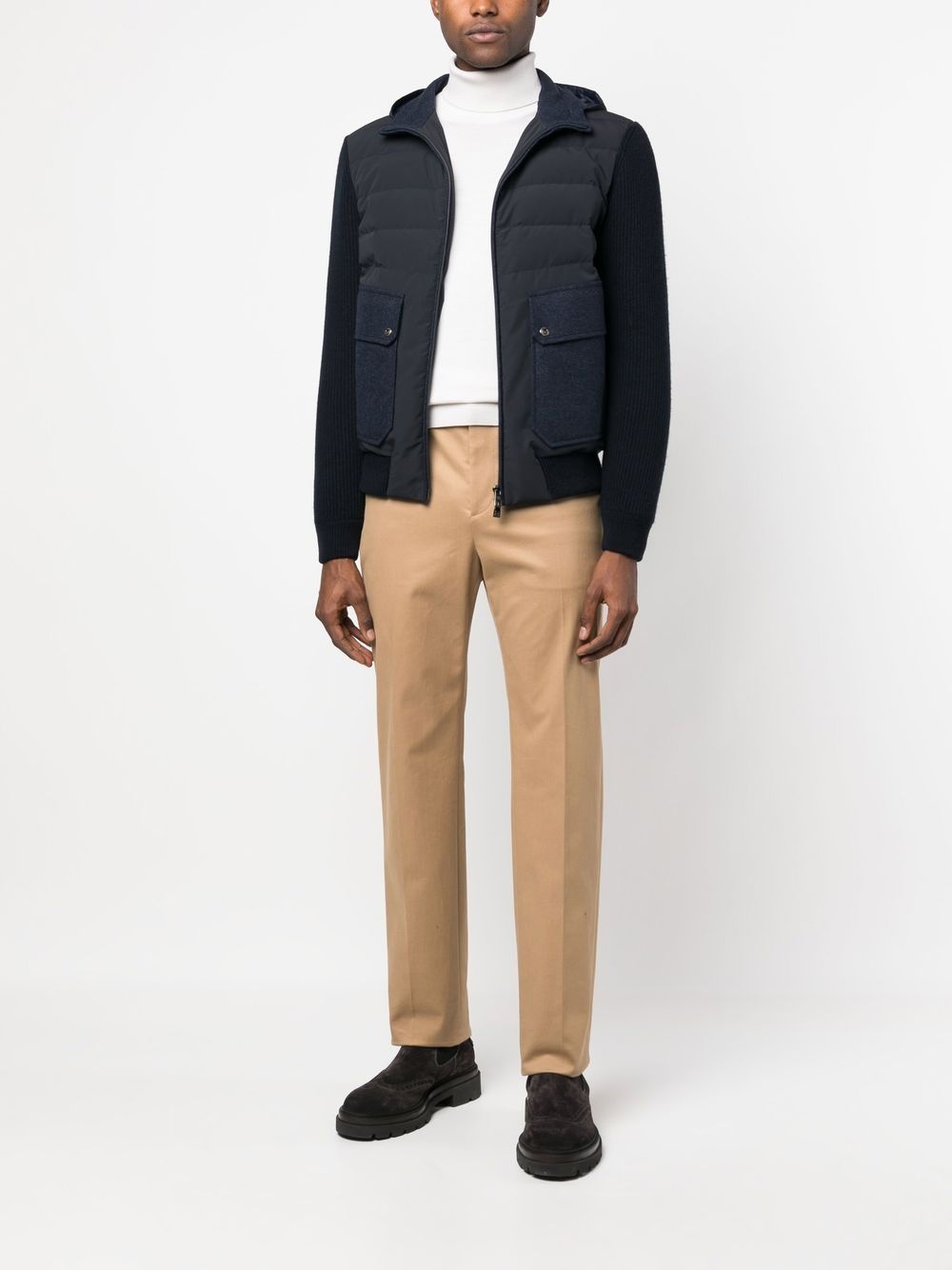 padded zipped-up jacket - 2