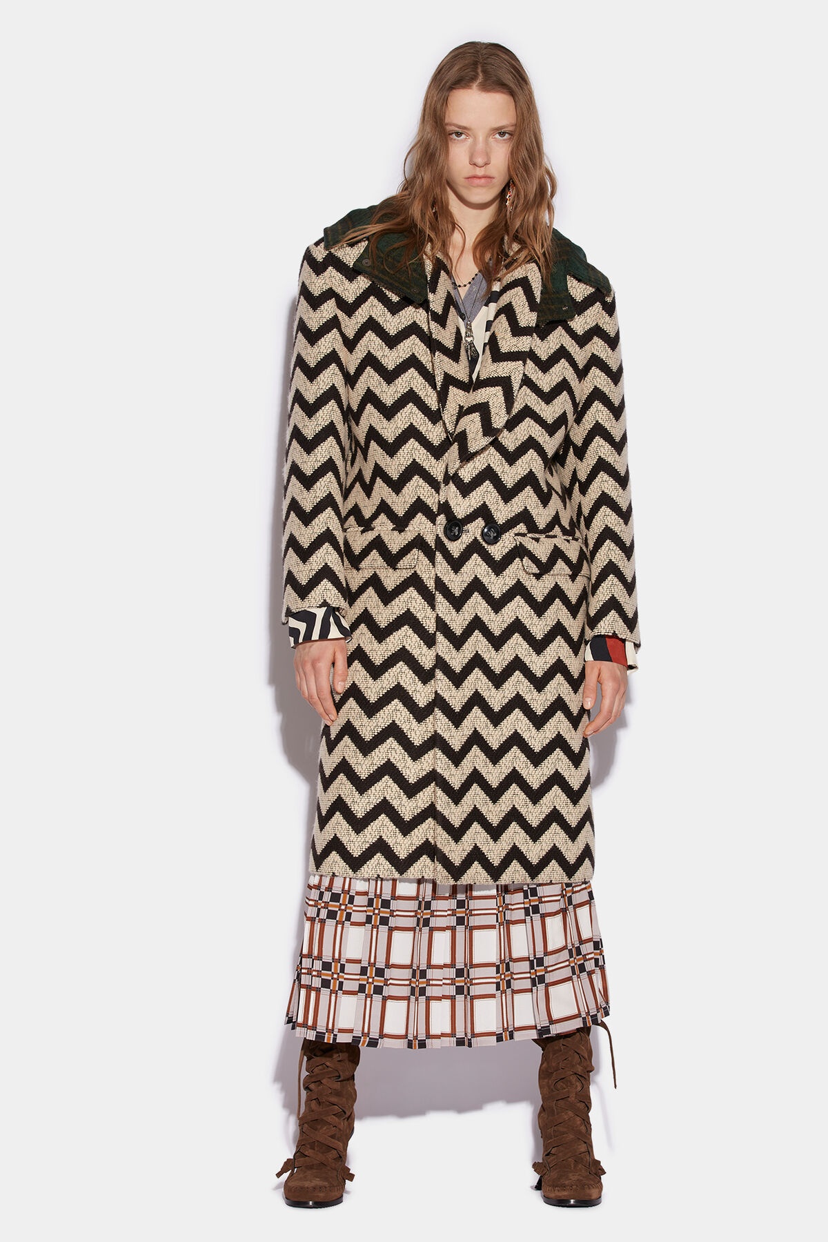 TECHNO HOODED COAT - 3