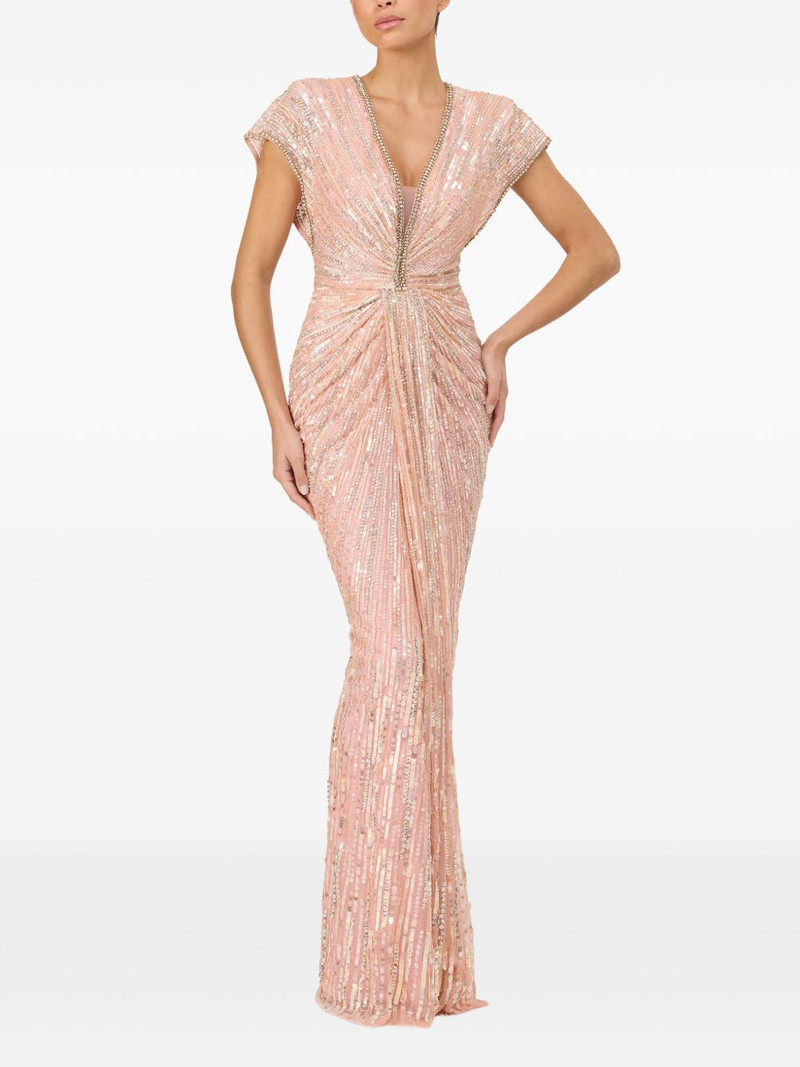 JENNY PACKHAM Zola bead-embellished gown outlook