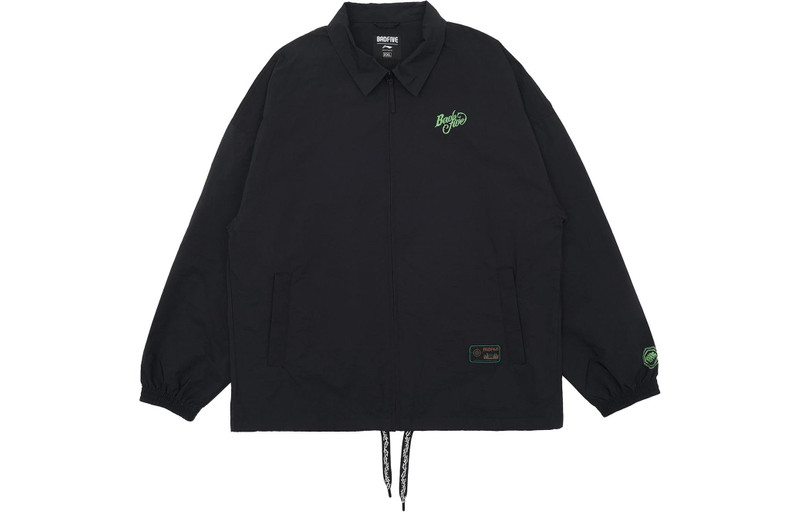Li-Ning BadFive 그래픽 재킷 '블랙' AFDS567-2 - 1