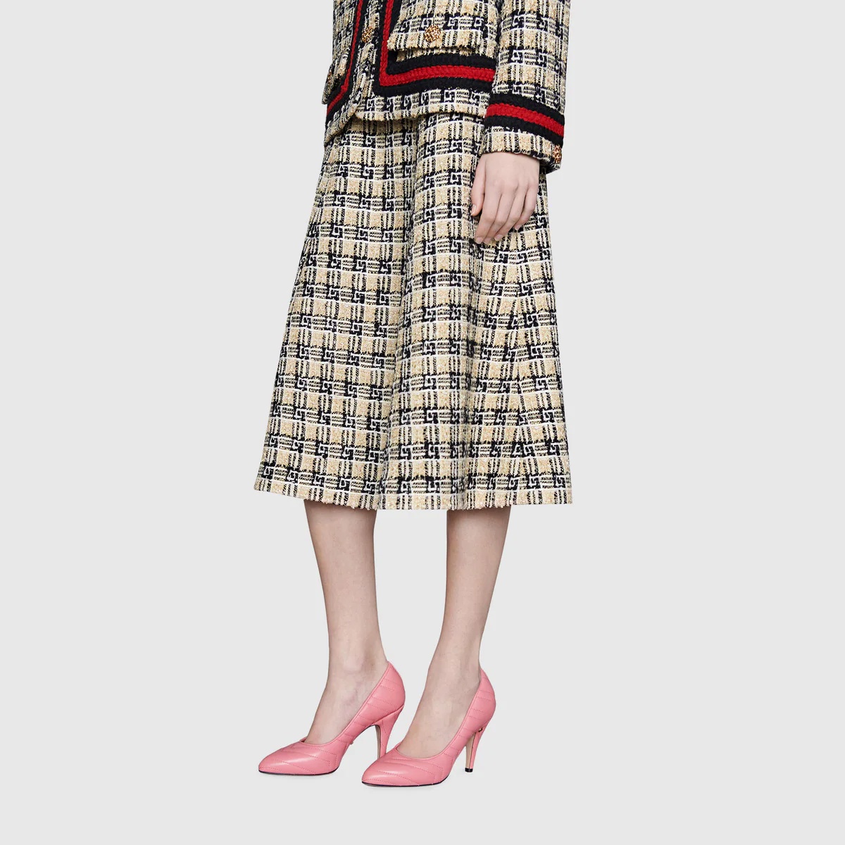 Womens matelassé pump - 6