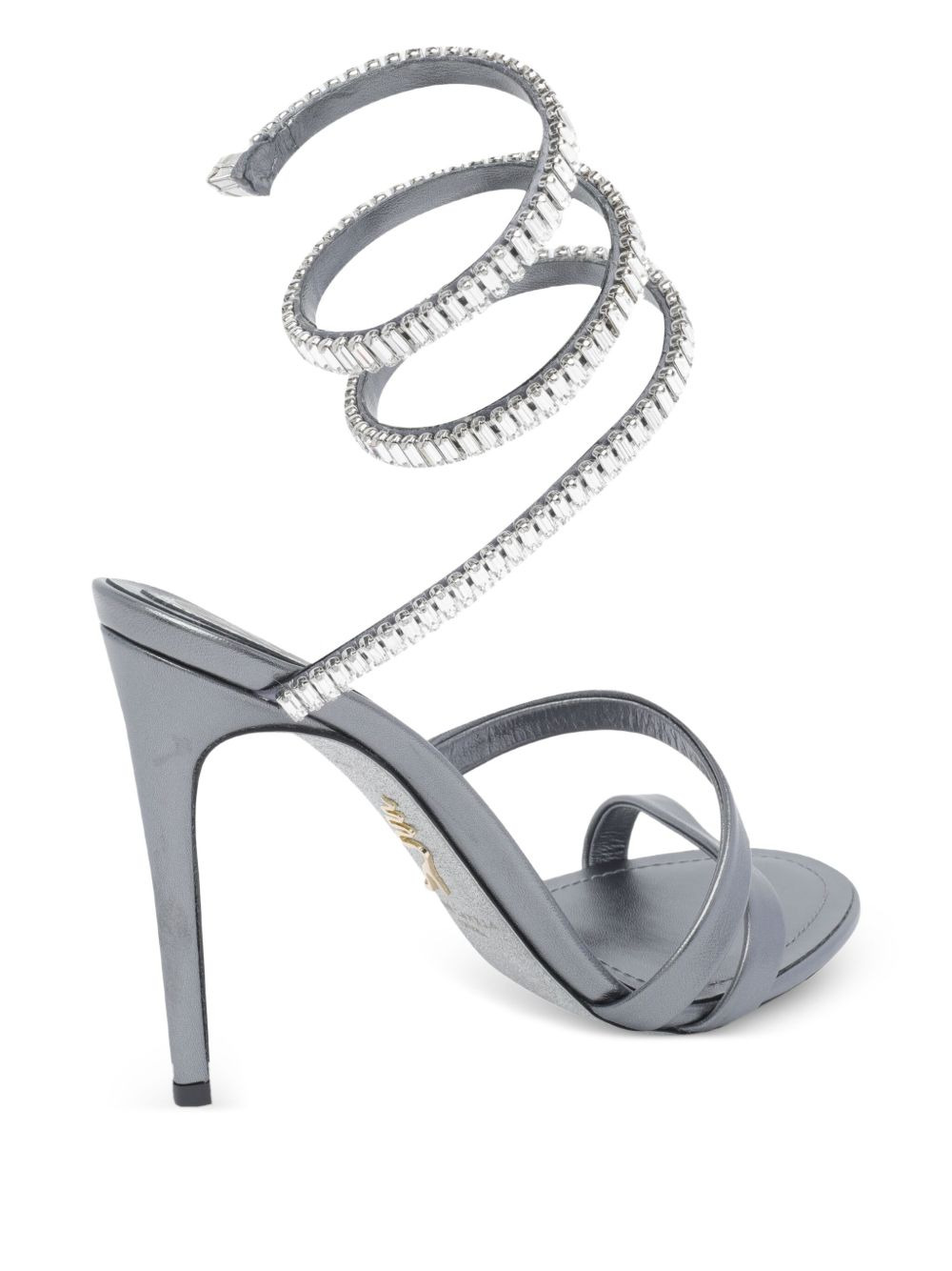 105mm crystal-embellished heeled sandals - 4