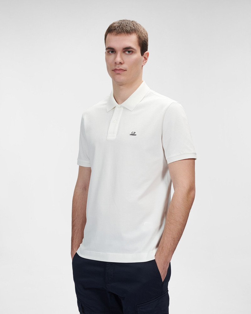 C.P. Company Stretch Piquet Striped Polo Shirt outlook