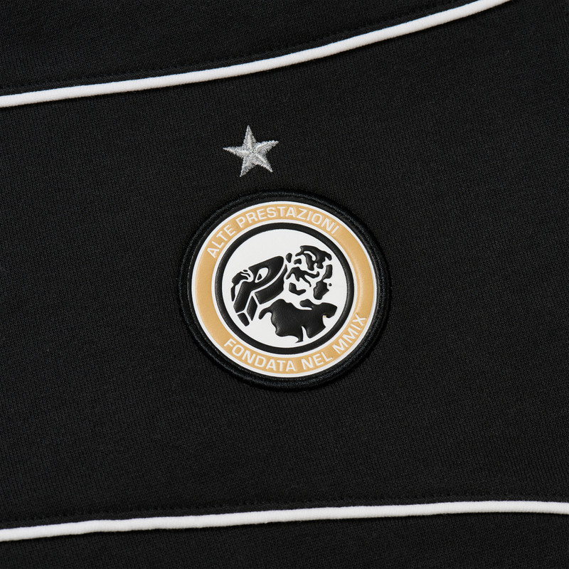 PRO TEAM PIPED CREW BLACK 3