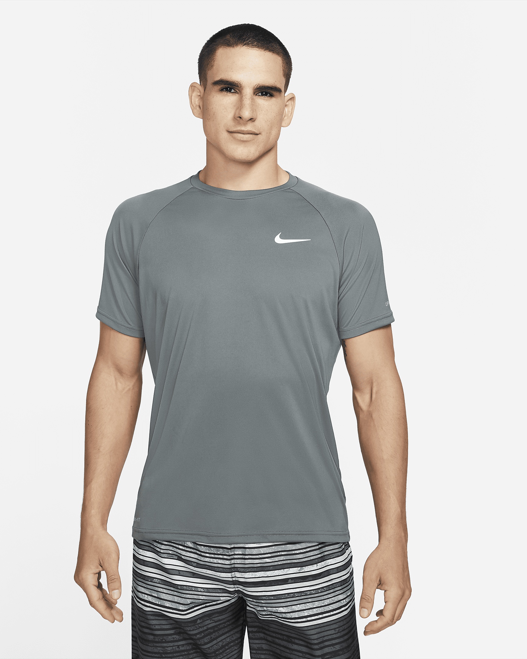 Nike Essential Men's Short-Sleeve Hydroguard Swim Shirt - 1