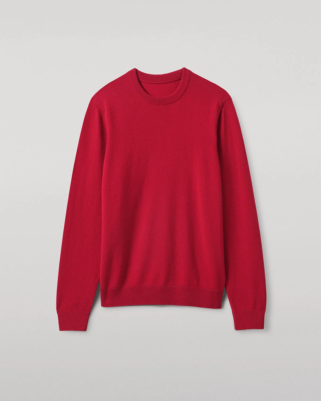 Rory Red Classic Cashmere Crew Jumper - 1