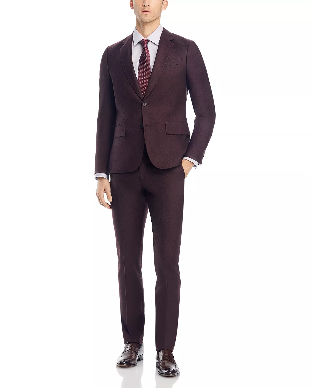 Wool & Cashmere Extra Slim Fit Suit - 1