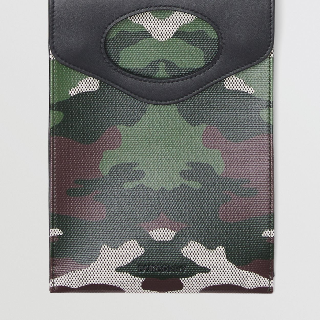 Camouflage Print Canvas Pocket Phone Case - 2