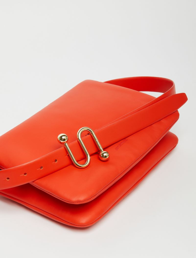 Padded nappa-leather Soffy bag  - RUNWAY - 4
