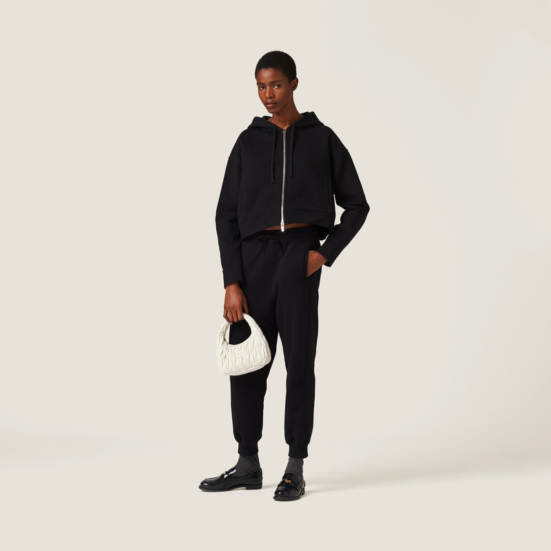 Miu Miu Cotton hoodie outlook