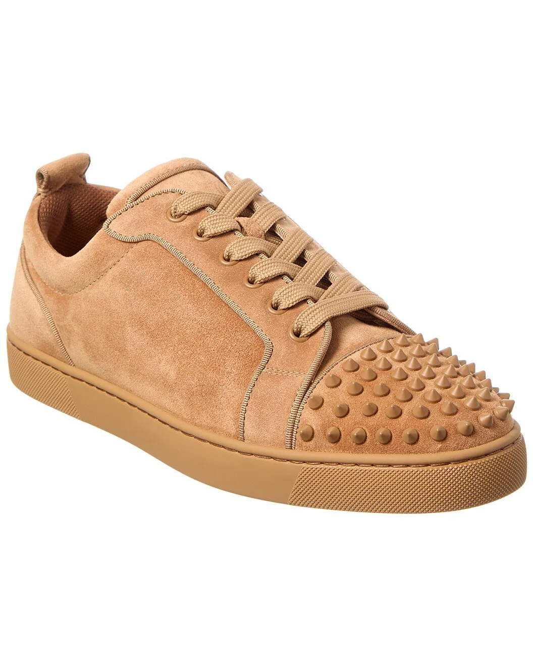 Christian Louboutin Louis Junior Spikes Suede Sneaker - 1