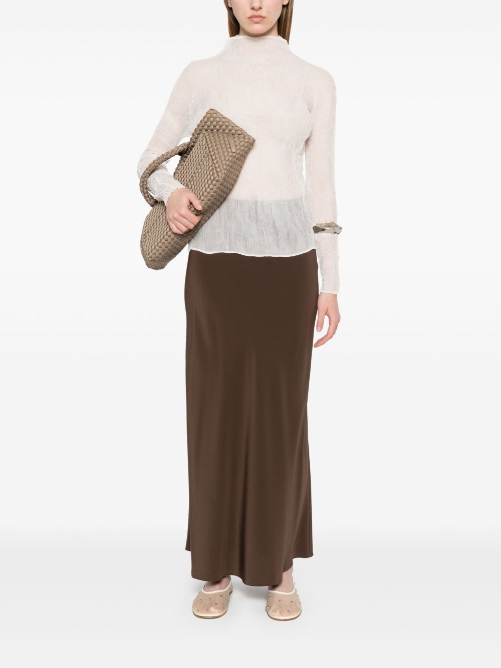 chiffon twist top - 2