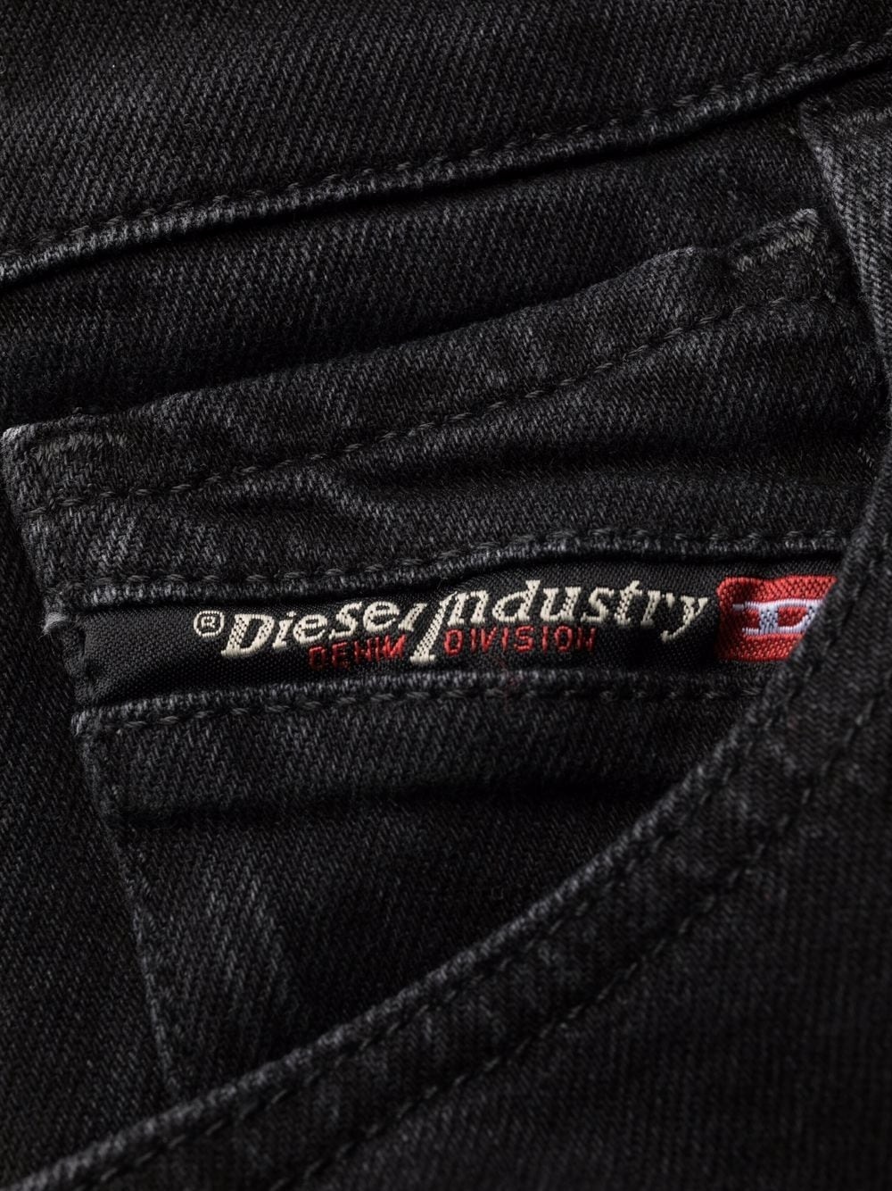 logo-patch denim jeans - 6