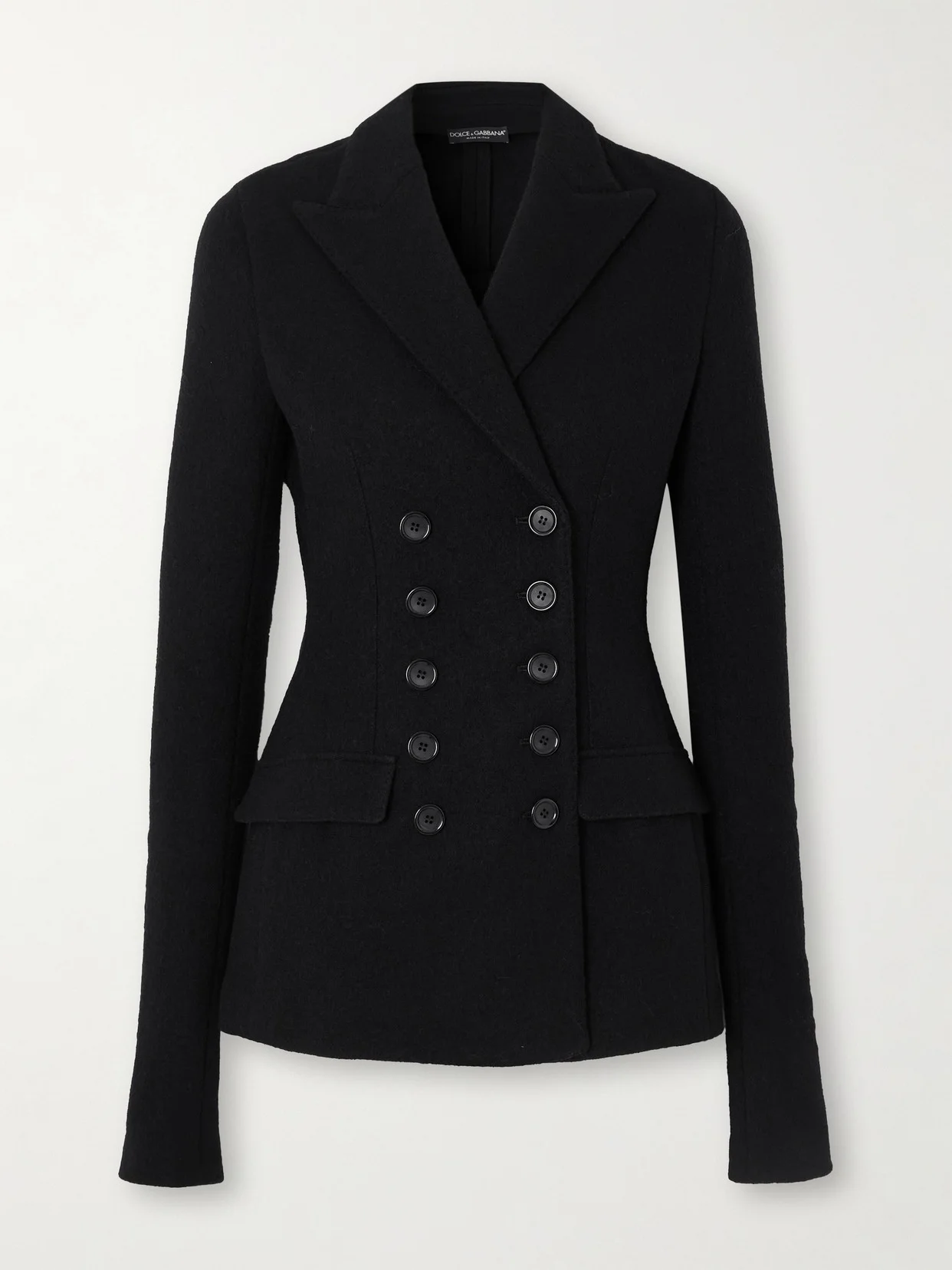 Double-breasted Wool Blazer - 1