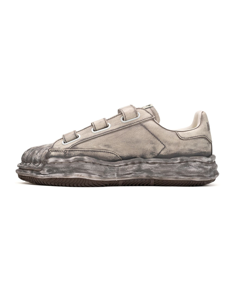 【EXCLUSIVE EDITION】"BLAKEY" OG Sole Faded Leather Low-top Sneaker 4