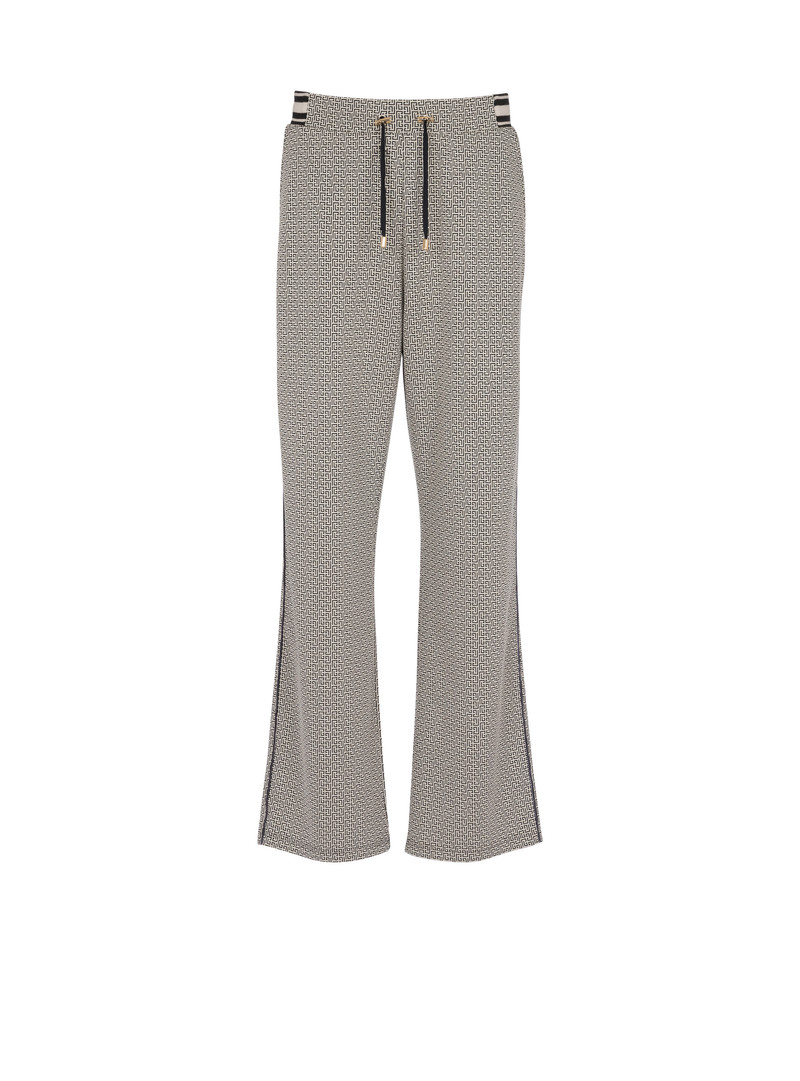 미니 모노그램 jacquard joggers - 1
