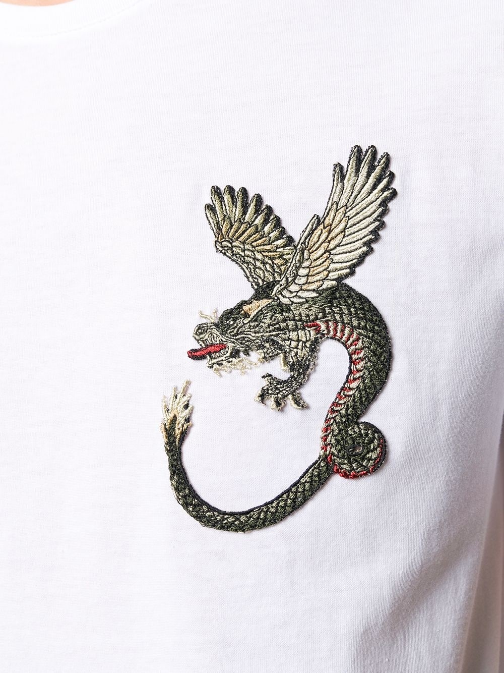 dragon patch T-shirt - 5