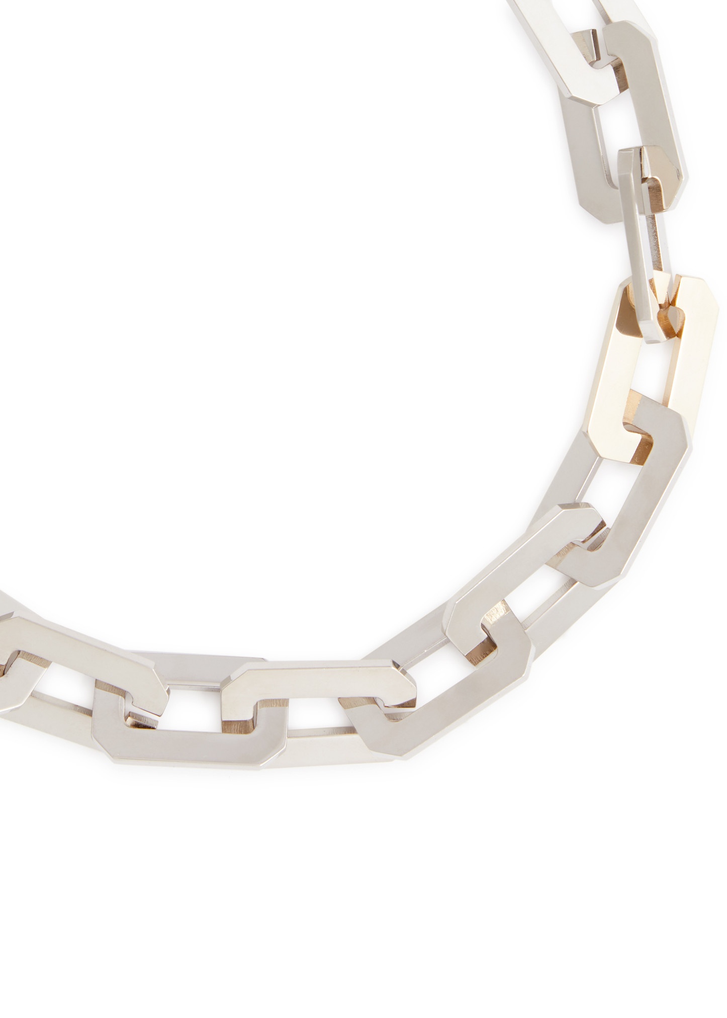 Paloma two-tone chain necklace - 3