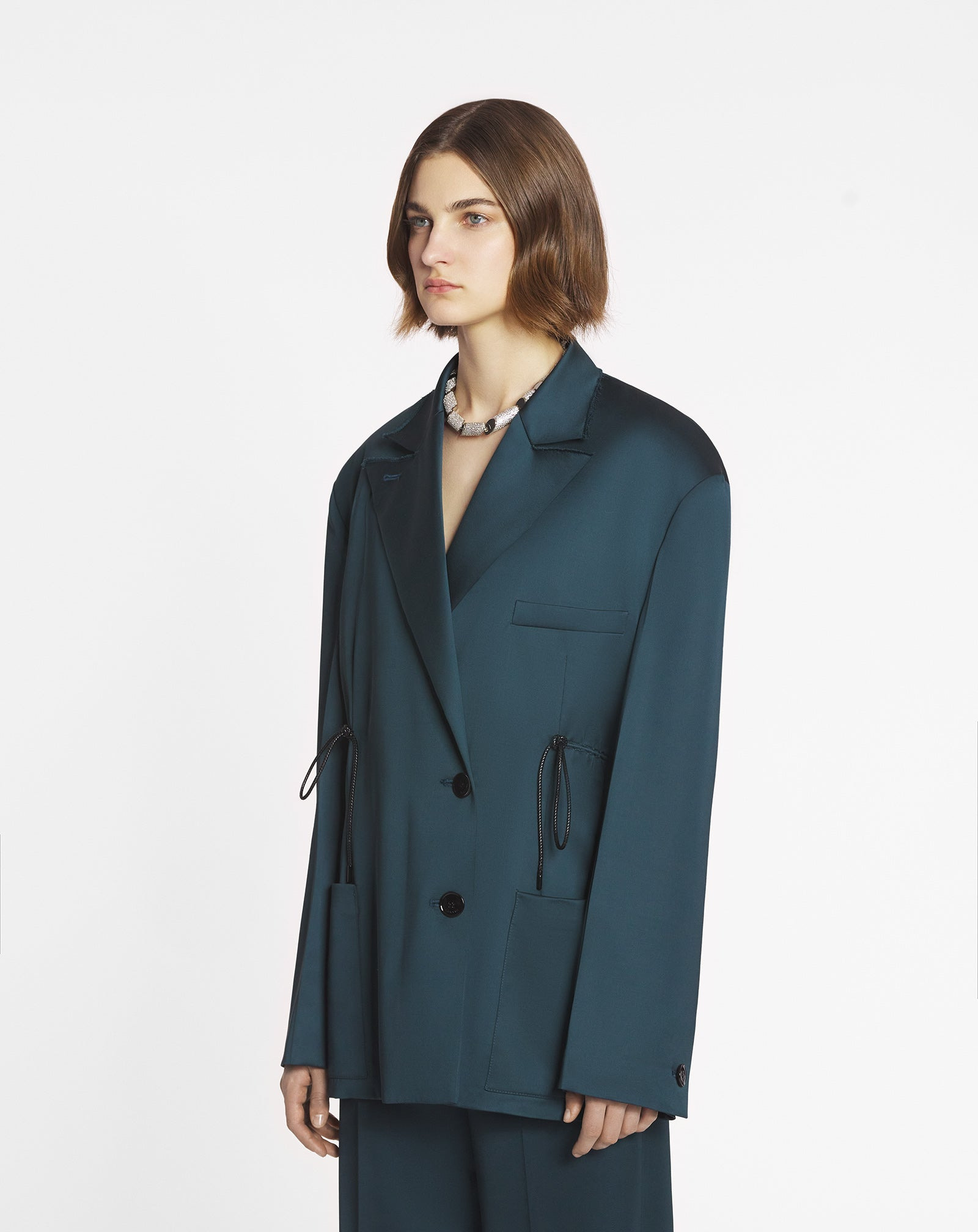 OVERSIZED BELTED JACKET - 4