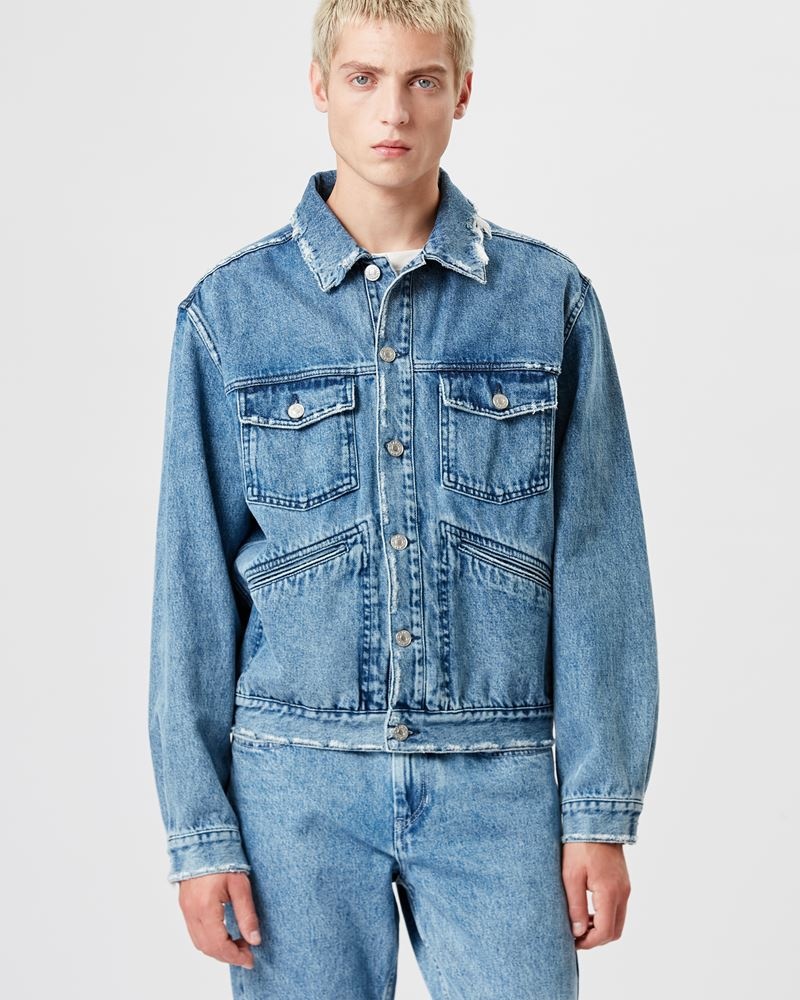 JANGO EMBROIDERED DENIM JACKET - 4
