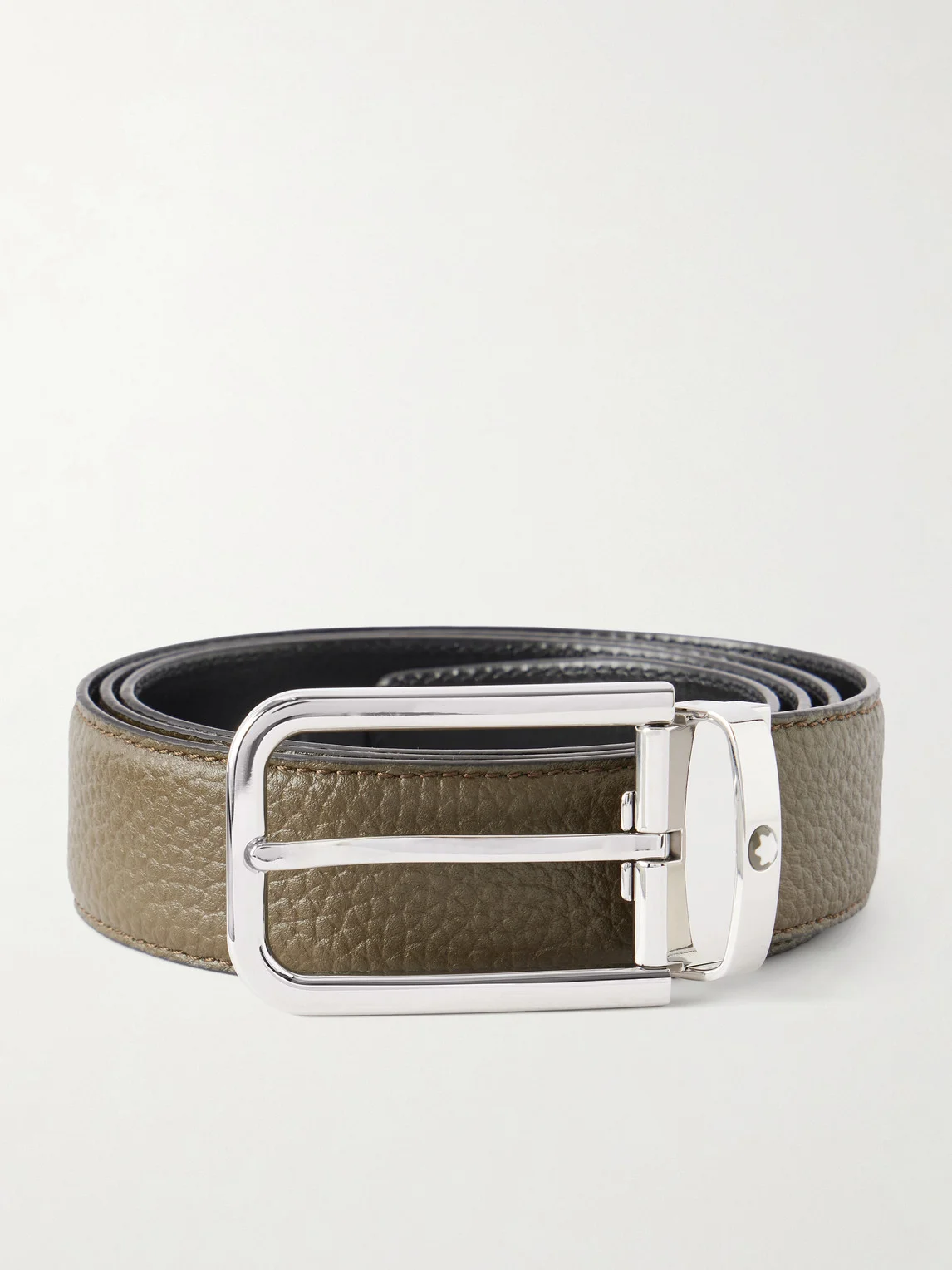 3.5cm Full-Grain Leather Belt - 1