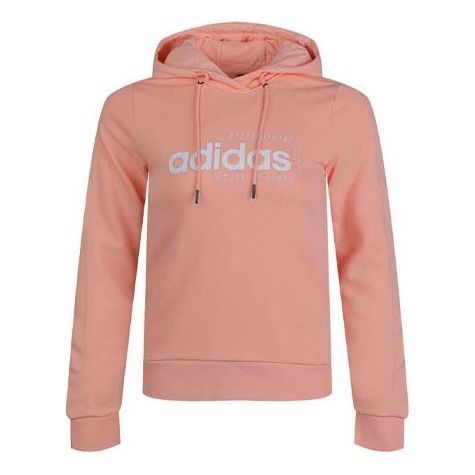 (WMNS) adidas Brilliant Basics Hoodie 'Pink' EI4636 - 1