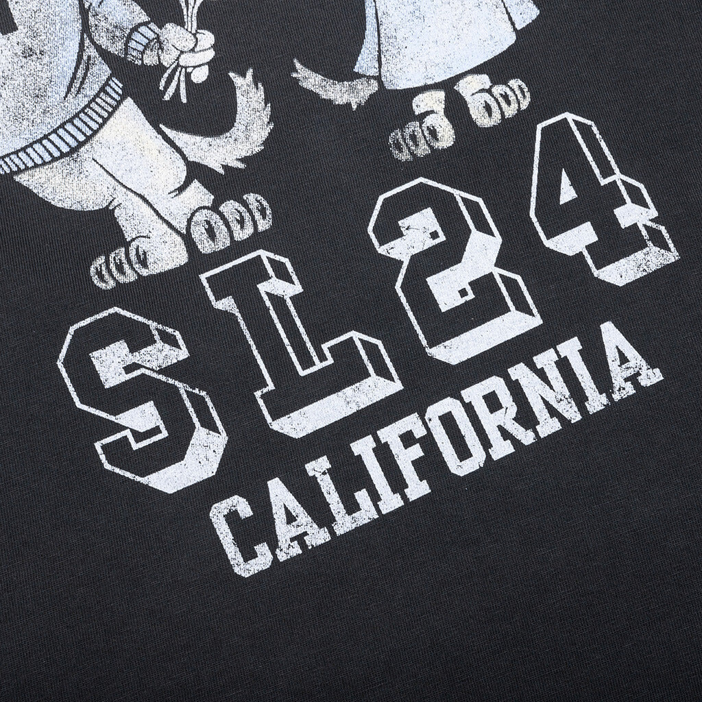 MASCOT BOXY T-SHIRT - WORN BLACK - 4