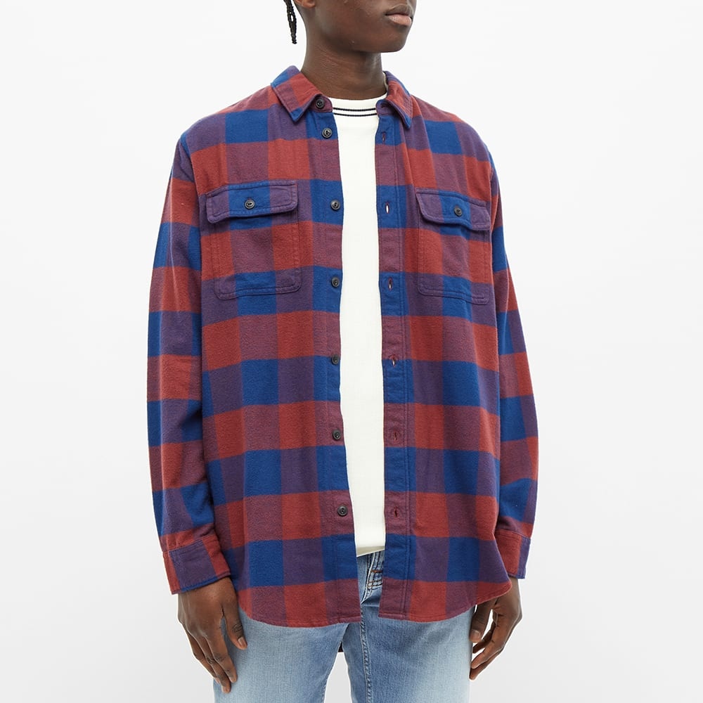 Nudie Gabriel Buffalo 2 Pocket Check Shirt - 3