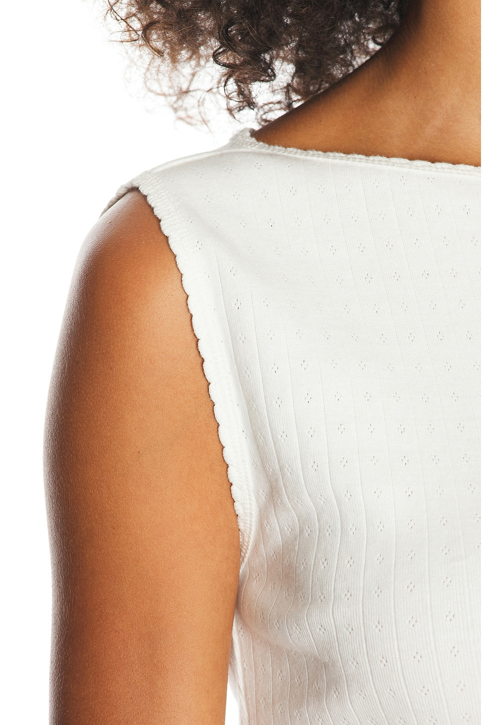 Pointelle Muscle Tank - 5