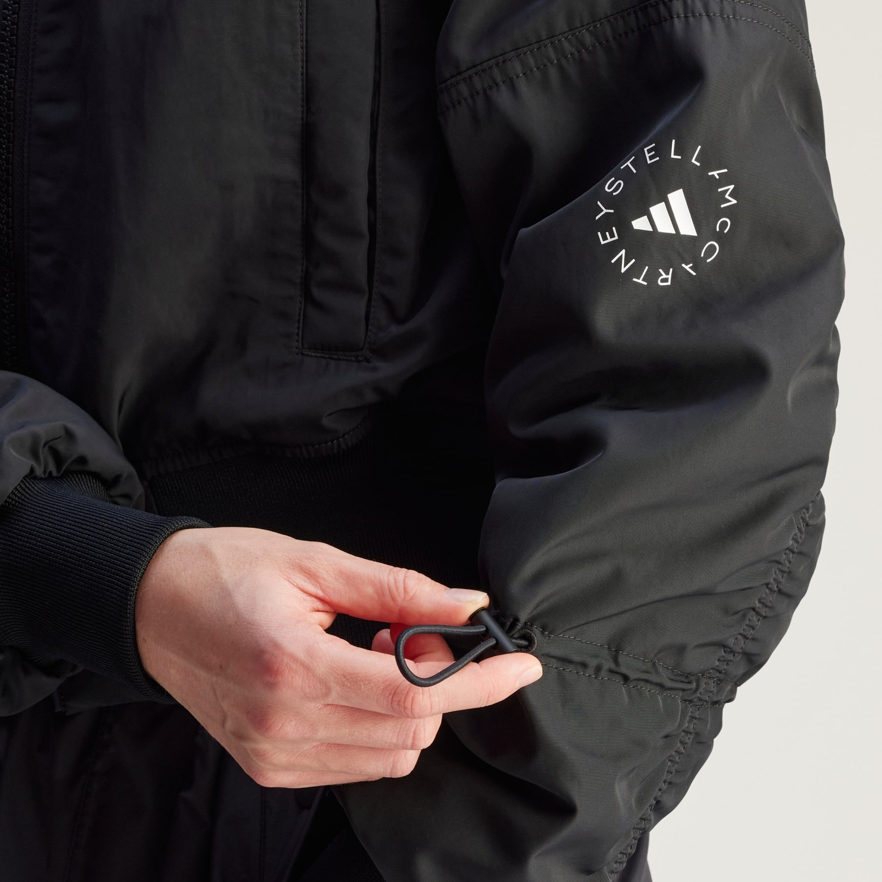adidas by Stella McCartney TrueNature Woven Bomber Cropped Jacket - 6
