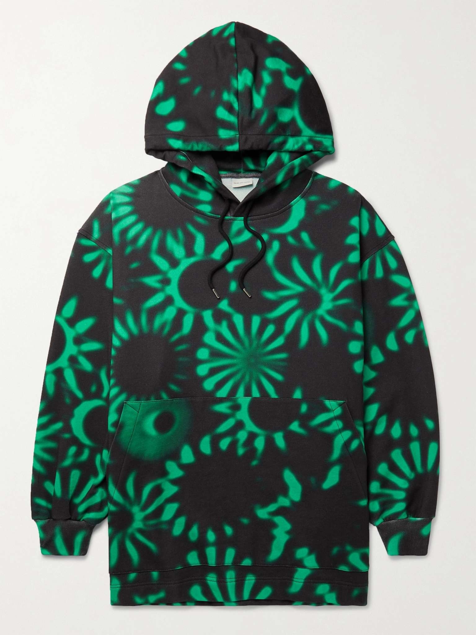 Oversized Printed Cotton-Jersey Hoodie - 1