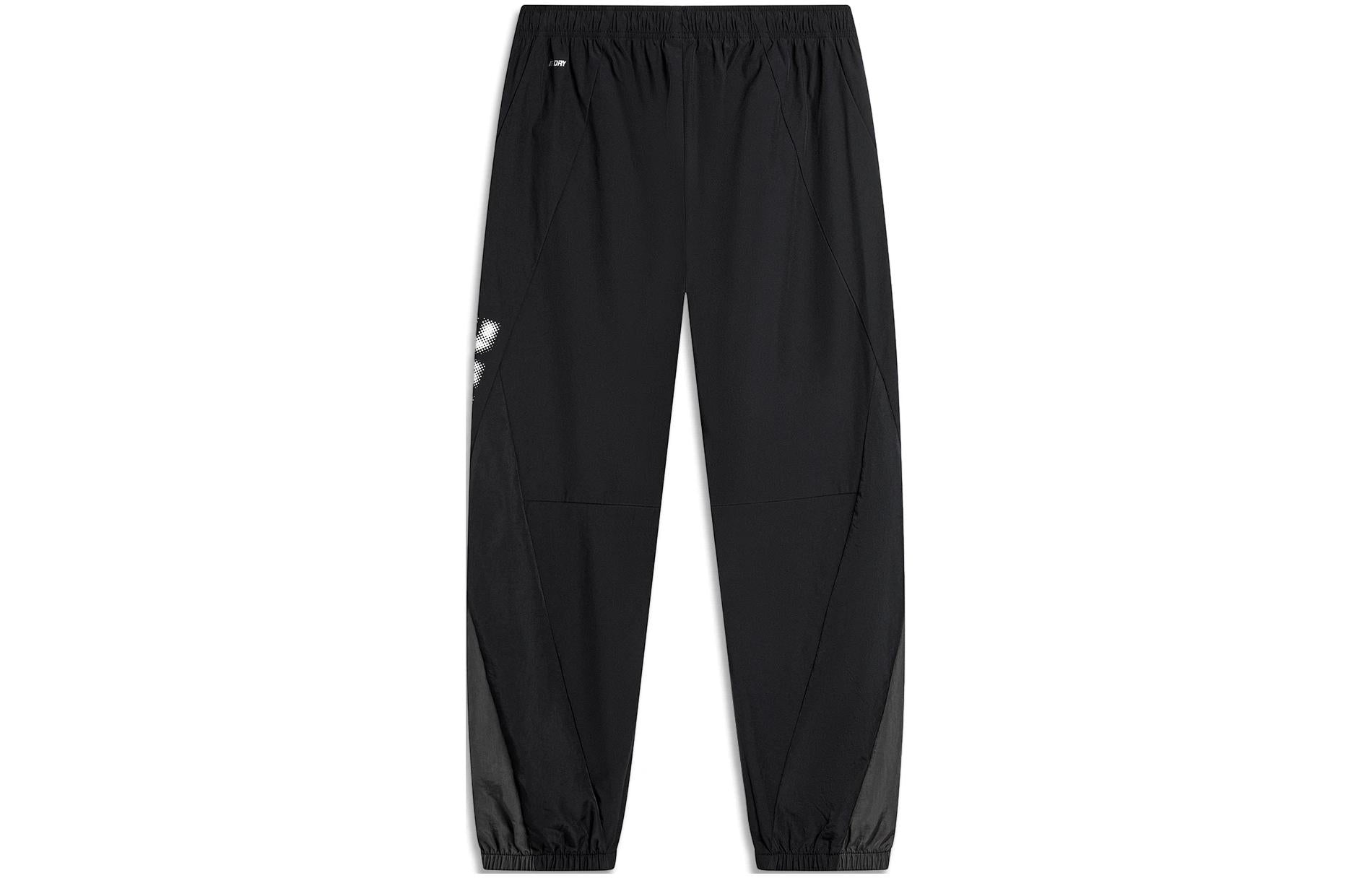 Li-Ning BadFive Graphic Sports Pants 'Black Grey' AYKU391-3 - 2