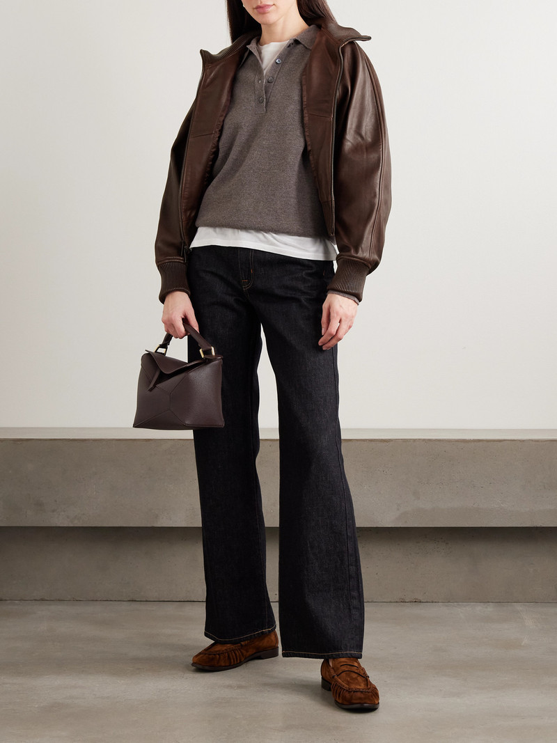 Polo Ralph Lauren Leather Bomber Jacket outlook