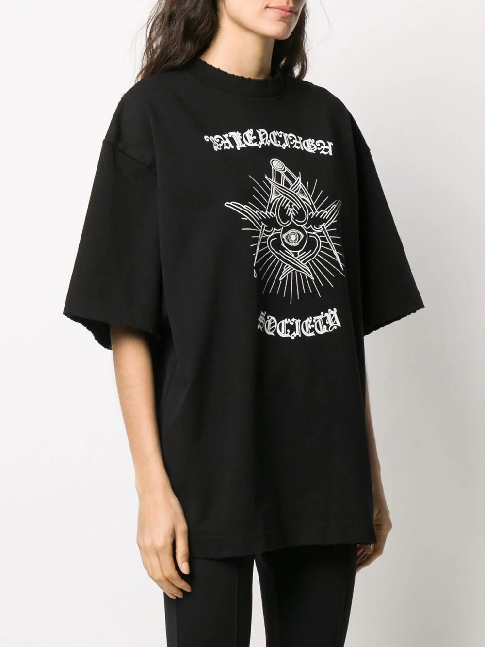 oversized graphic print T-shirt - 3