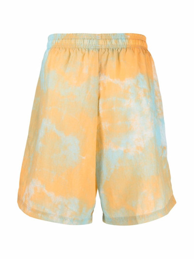 adidas Inspirational tie-dye print shorts outlook