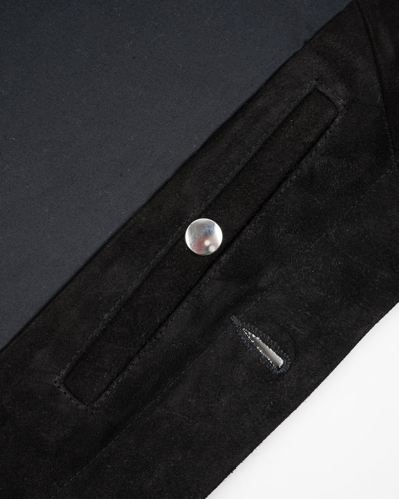 IHJ-155-BLK HORSEHIDE SUEDE MODIFIED TYPE III JACKET - BLACK 11