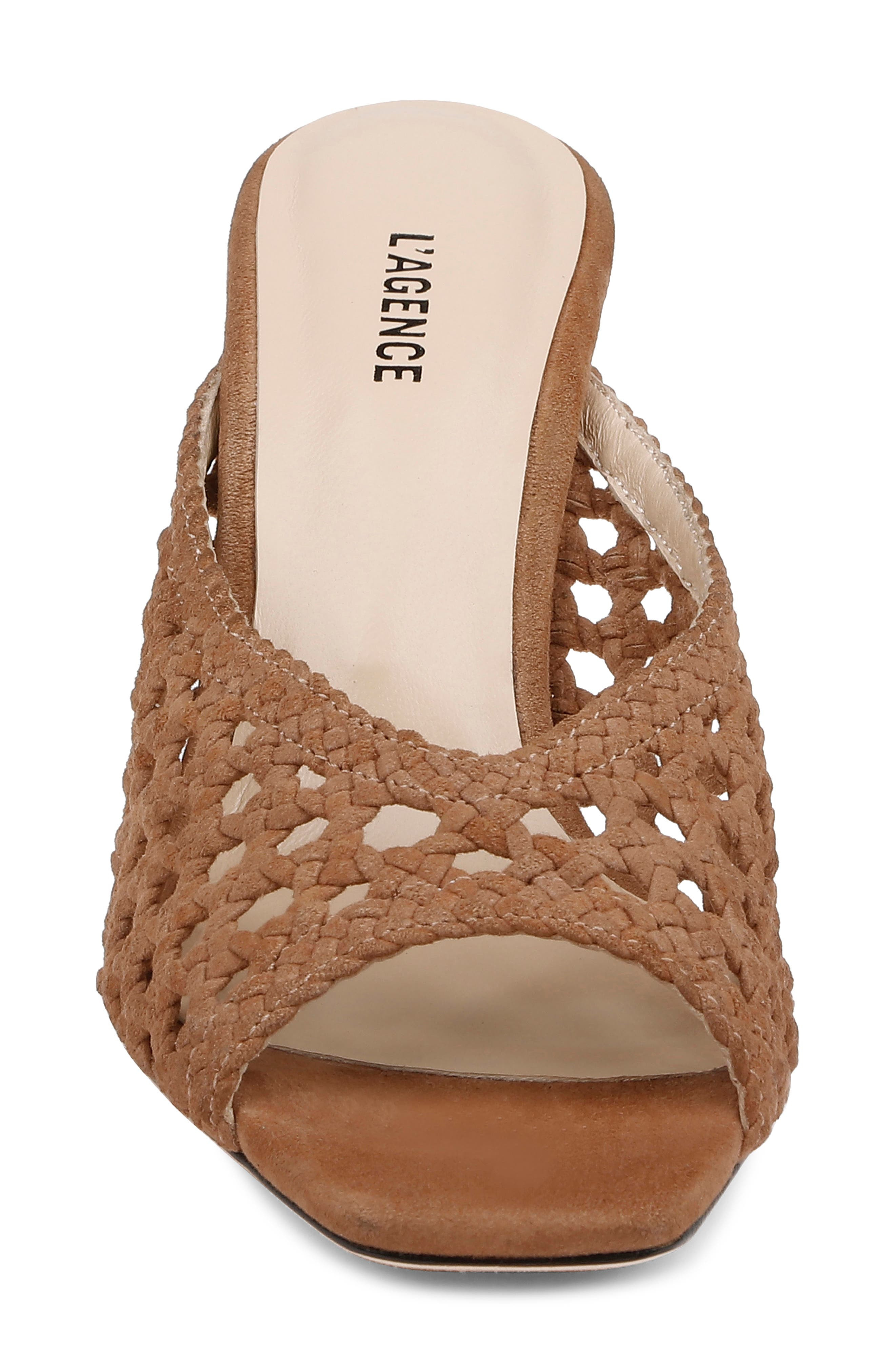 L'AGENCE Jacques Sandal in Sand Suede at Nordstrom - 4