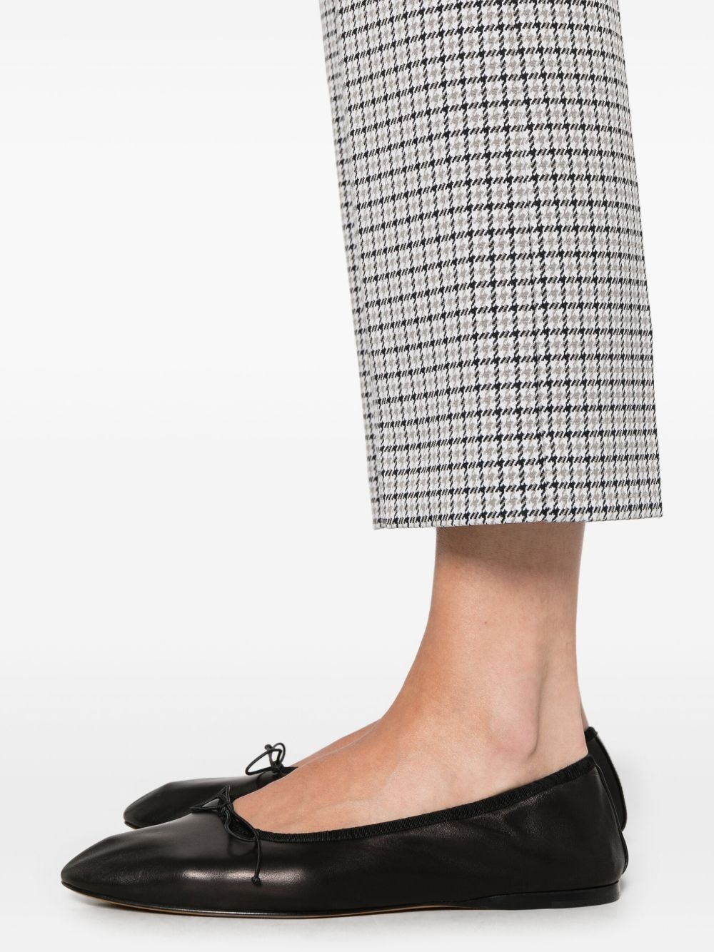 houndstooth-pattern trousers - 5